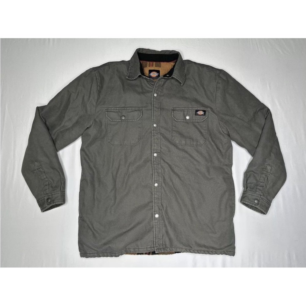 Dickies Men's Brown and Khaki Jacket Size Large - GREAT CONDITION!
